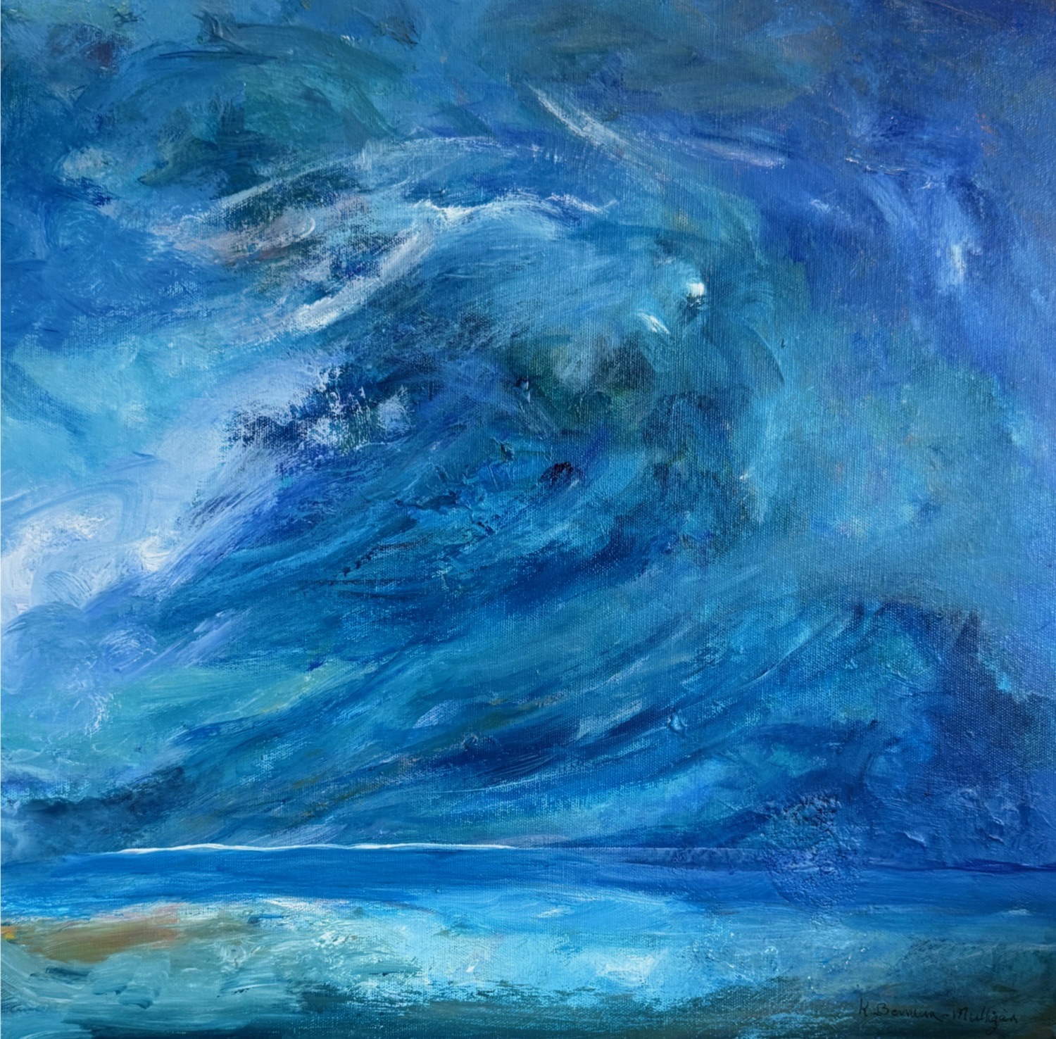 acrylic painting on canvas